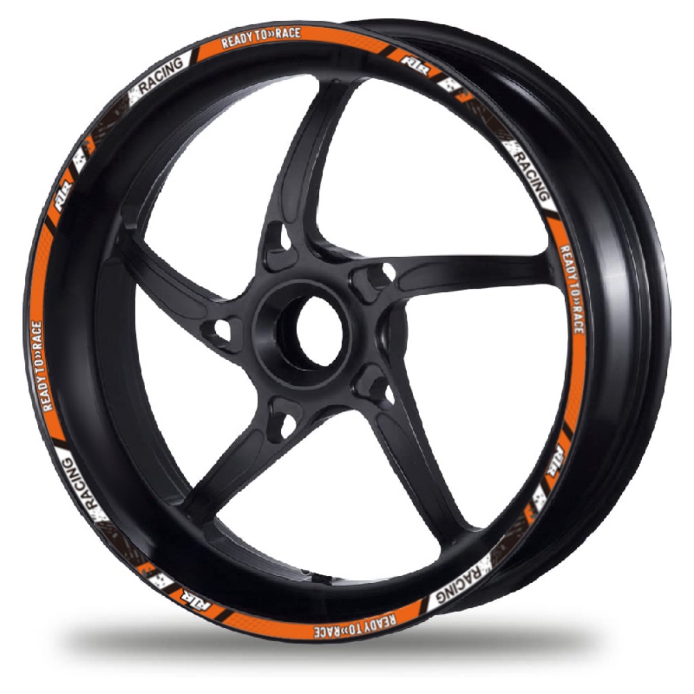 Set 16 Miếng Dán Viền Bánh Xe Mô Tô 12 "17" 18 "Phản Quang Cho KTM KAWASAKI Z650 Z750 SUZUKI GSX R GSX250R DUCATI V VESPA 250SR