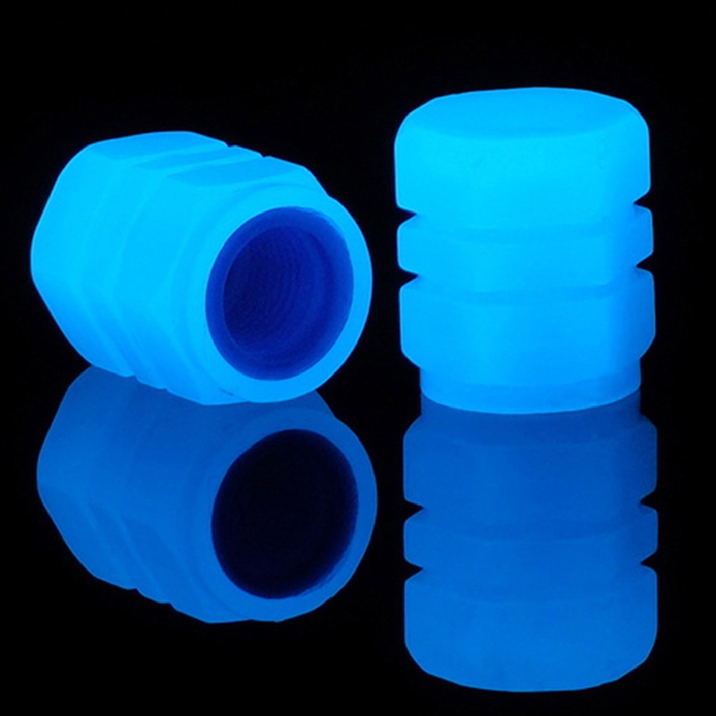 Nắp Van Bánh Xe Hơi Phát Quang Chống Bụi / Nước Độc Đáo Tiện Dụng