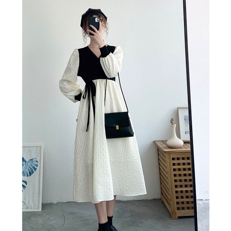Đầm xếp ly cổ dẹt kim Phong Cách Hepburn có bigsize 80kg