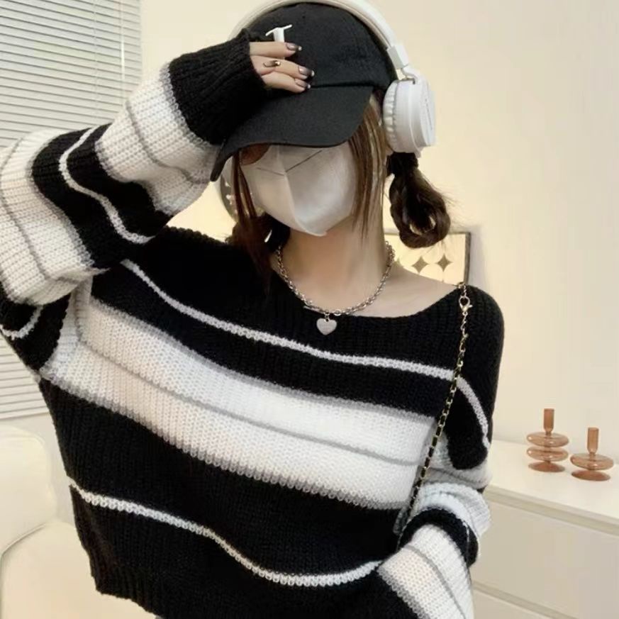 Áo Sweater Thiết Kế Mới Xinh Xắn Thời Trang Dành Cho Nữ