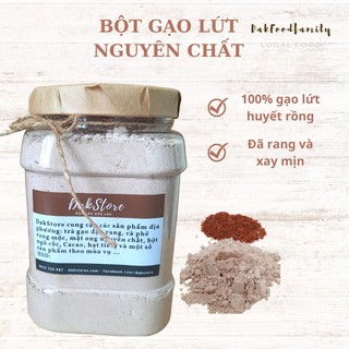 Bột gạo lứt Dakfoodfamily rang xay mịn kết hợp giảm cân hiệu quả
