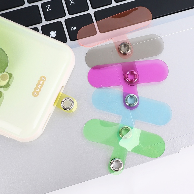 1 Dây Đeo Thẻ / Kẹp Vòng Cổ Mini Trong Suốt Có Thể Tháo Rời