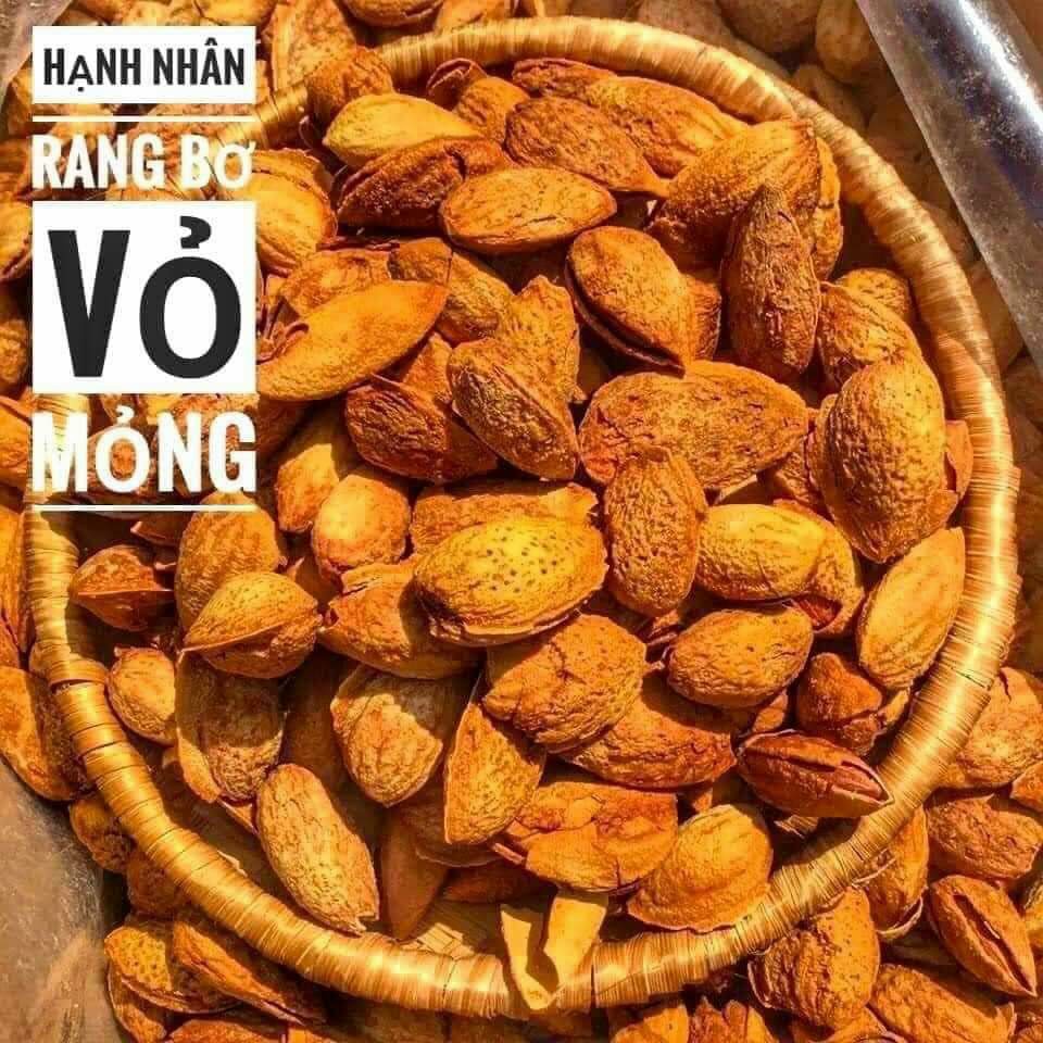 Hạnh nhân rang bơ vỏ mỏng - túi 1 kg