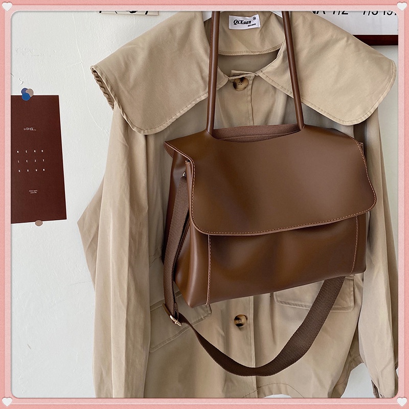 M97-Túi Xách Đeo Vai Một Bên Vai Sức Chứa Lớn Phong Cách Cổ Điển Cho Nữ Túi Xách Da Cỡ Lớn Thời Trang Cho Nữ