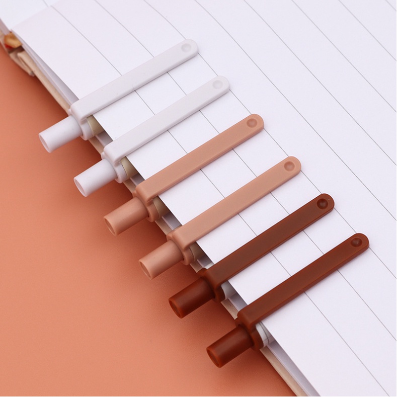 Y&amp;X 1 bút bi bấm gel đen kèm tùi zip dọc gấu và cô bé