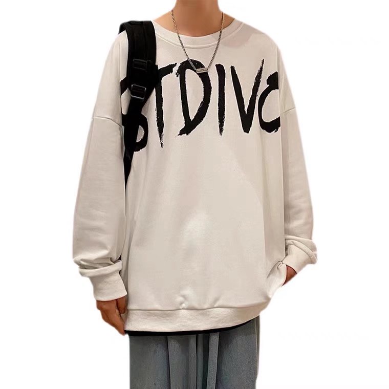 Magee Áo Sweater Giả Hai Lớp Dáng Rộng In Họa Tiết Phong Cách Mới Mùa Xuân Thu Trung Hoa Cho Cặp Đôi