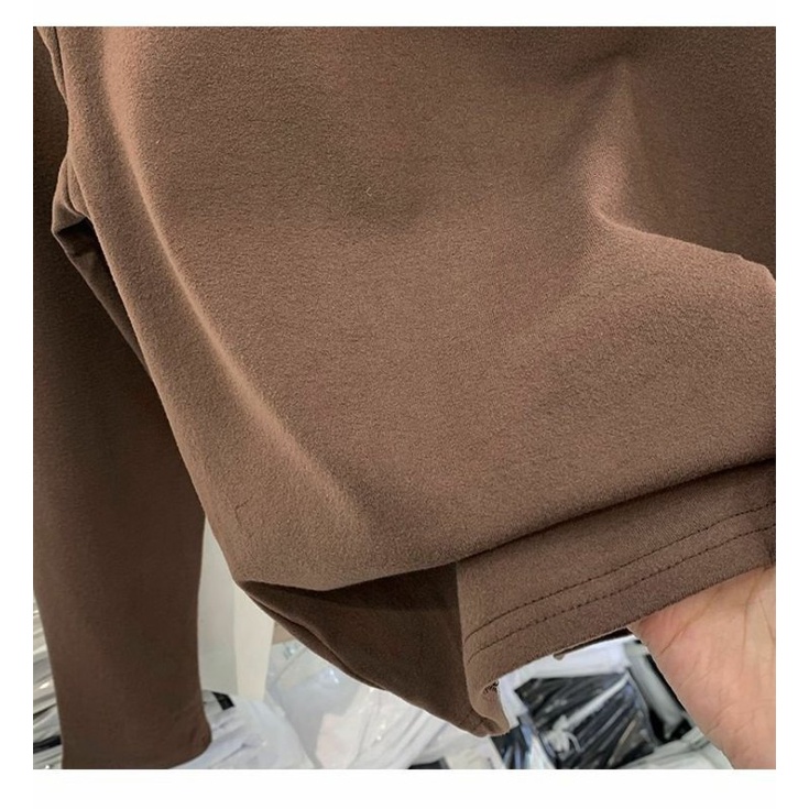 Áo Kiểu Cổ Vuông Màu Trơn Thiết Kế Mới Thời Trang Mùa Thu Đông Dành Cho Nữ