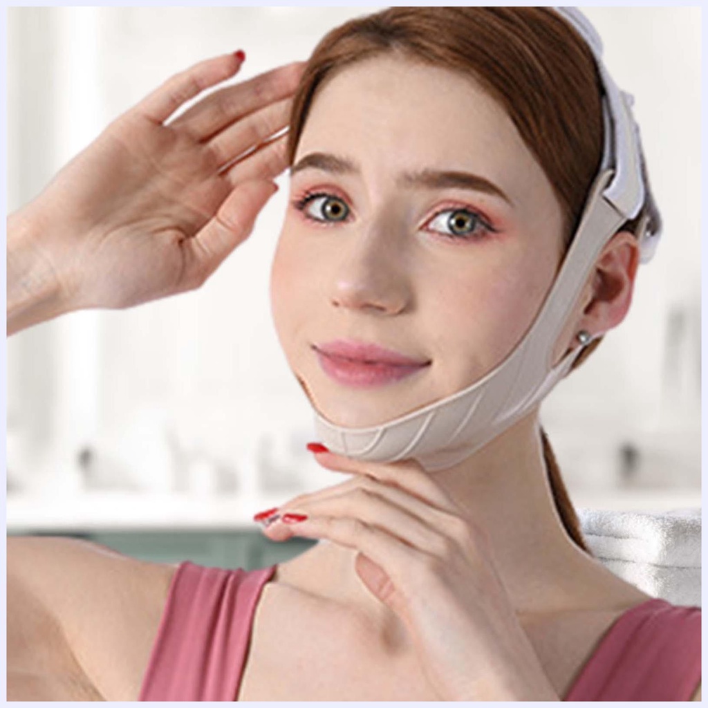 Dây Đai Hai Mặt Nâng Cằm Tạo Cằm Chữ V Có Thể Tái Sử Dụng