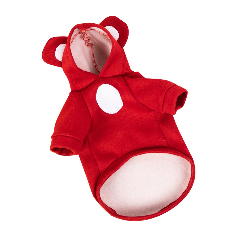 Áo Sweater Chui Đầu Có Mũ Trùm Tai Dễ Thương Cho Thú Cưng