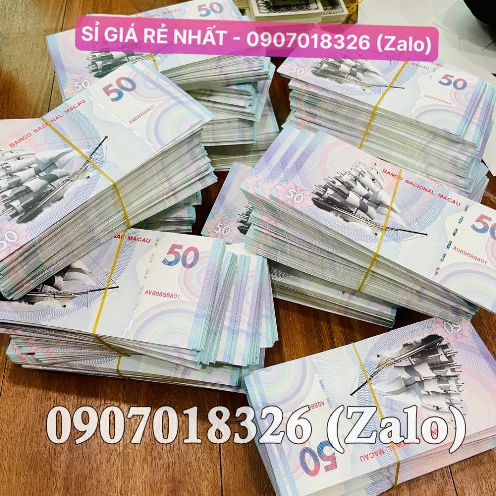 COMBO 10 Tờ Tiền Macao Thuận Buồm Xuôi Gió Của Macao lưu niệm, Có Bảo An Siêu Đẹp - Phong Thủy