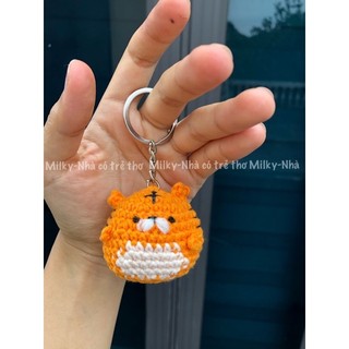 [ẢNH THẬT] Móc khoá tiểu hổ len handmade Milky