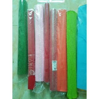 giấy mex lụa  gói hoa nhiều màu
