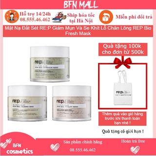 Mặt Nạ Đất Sét RE:P Giảm Mụn Và Se Khít Lỗ Chân Lông REP Bio Fresh Mask