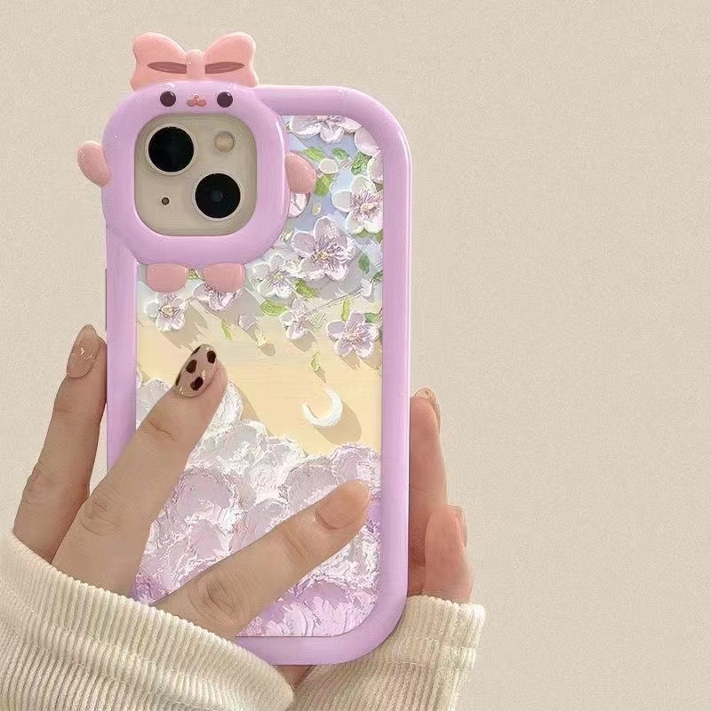 Ốp lưng VIVO V25 Pro Y91 Y93 Y95 Y91C Y51 Y51A Y33 Y51S Y53S Y31 Y1S Y91i S1 Y19 V20 Pro Y72 5G Y76 5G Y52 5G Vỏ điện thoại di động hoa silicone mềm