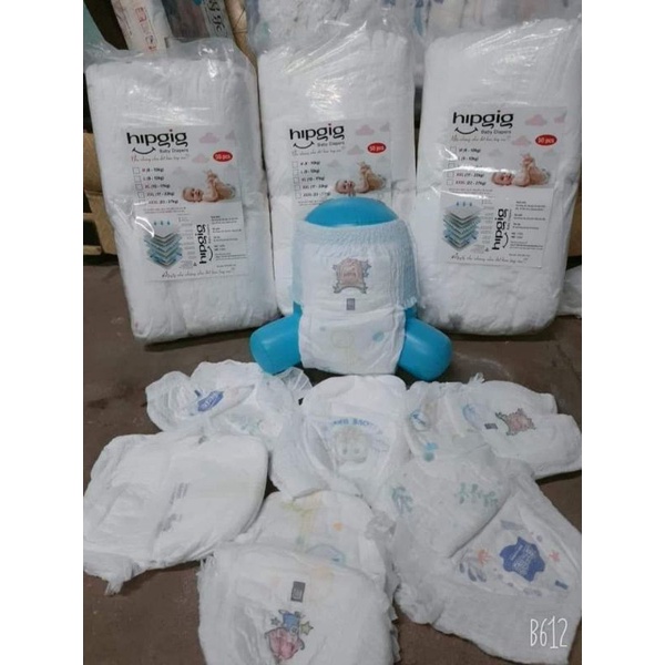 com bo 100 miếng bỉm quần hipgig A