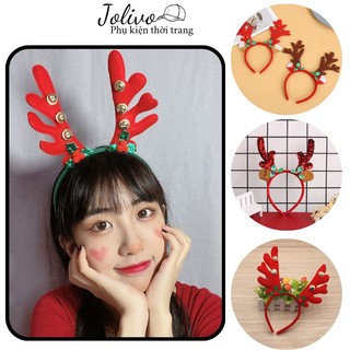 Bờm noel tuần lộc sừng hươu đáng yêu giáng sinh ông già noel siêu kute jolivo
