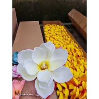 Đầu bông hoa mộc lan trang tri (hoa xốp mộc lan)