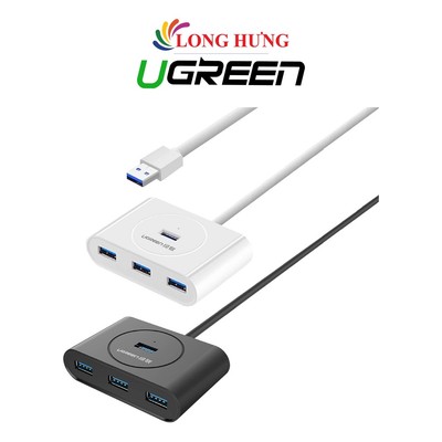 Cổng chuyển đổi Ugreen 4-in-1 USB 3.0 Hub CR113 - Hàng chính hãng