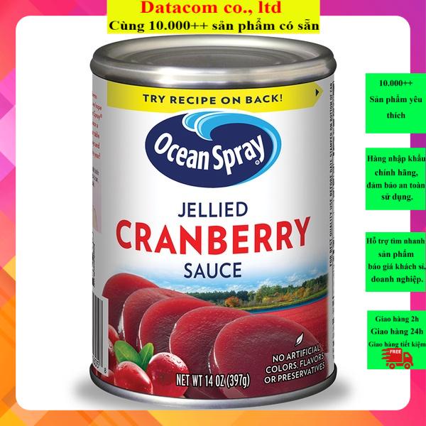 Sốt Nam Việt Quất Dạng Thạch hiệu Ocean Spray Jellied Cranberry Sauce, Hộp 397g (14 Oz.)