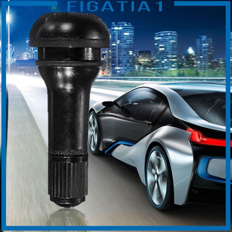 Set 10 Van Lốp Xe Hơi Bằng Cao Su Màu Đen TR414 figatia1