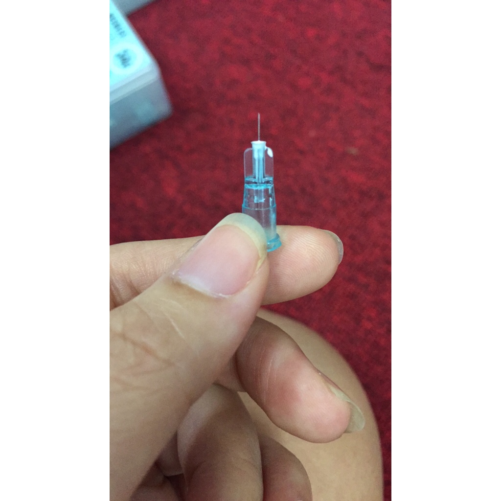 Đầu Kim Tiêm Meso 34g-4mm Sharp Needle | Kim Tiêm Nano Cá Hồi - Tiêm PRP Căng Bóng Siêu Nhỏ