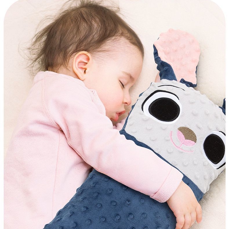 DISNEY Dễ Thương Gối Ngủ Mềm Mại Thoải Mái Hình Hạt Đậu Cho Bé 0-3 Tháng Tuổi