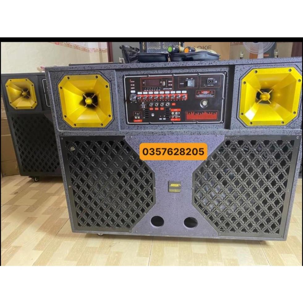 Loa kéo di động 4 tấc đôi ngang Bose 908 Loa khủng long 2 bass 4 treble Công suất 7000W Âm thanh khủng Dàn karaoke hay