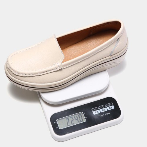 Giày Lười Mũi Tròn Thời Trang Xuân Thu Cho Nữ