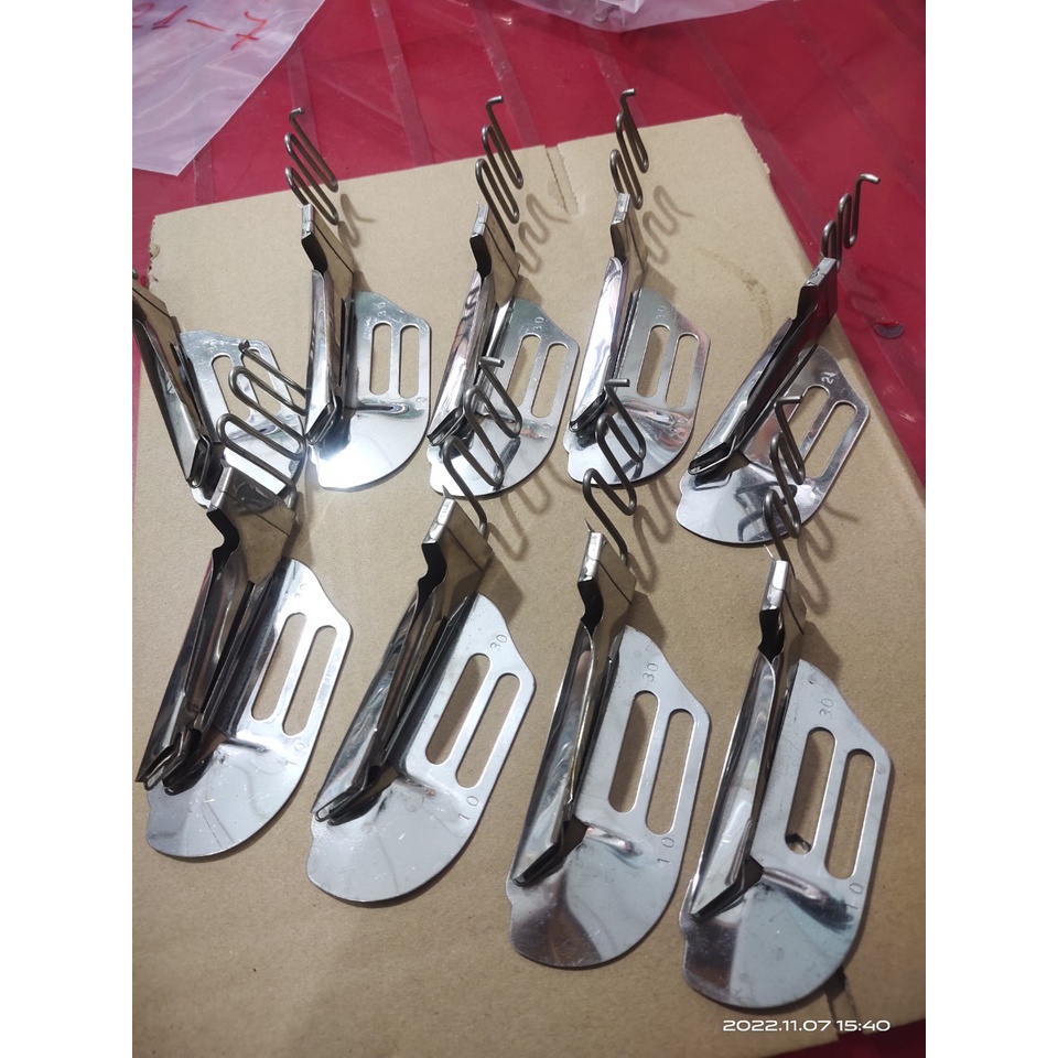 Cữ viền gấp 1 mép máy kansai chần đè