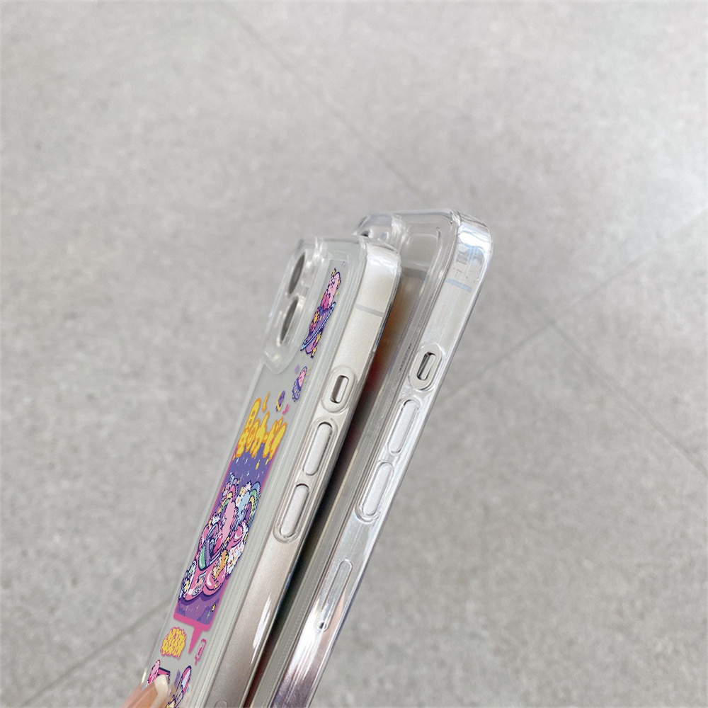 Ốp Điện Thoại Silicon TPU Mềm Trong Suốt Chống Sốc Cho IPhone 14 12 13 11 Pro XS Max XR X 8 7 Plus 6S