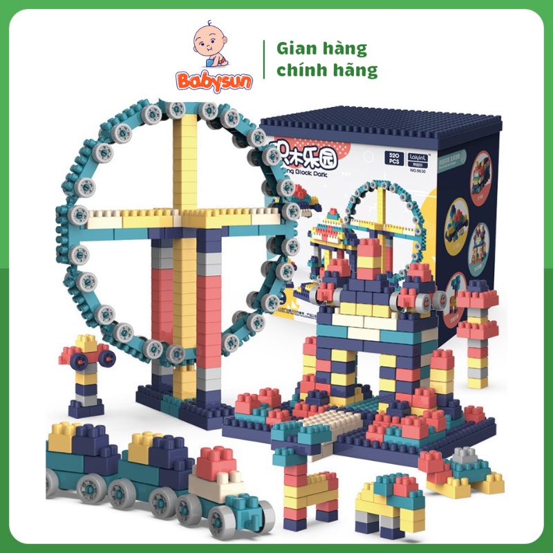 Bộ Ghép Hình 520 Chi tiết- Đồ chơi Lego Sáng Tạo