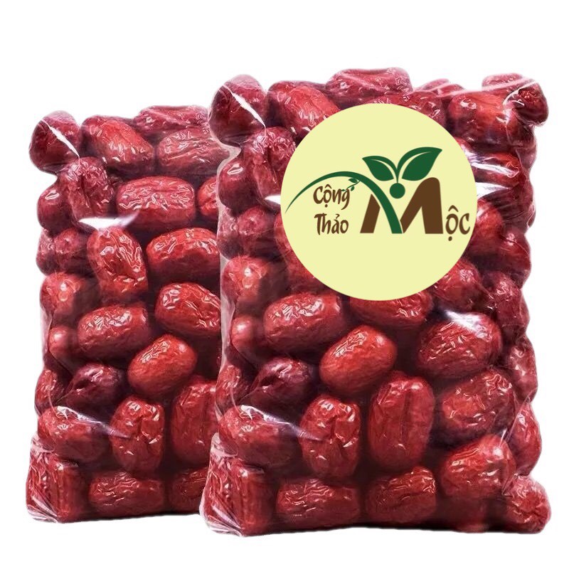 Táo đỏ tân cương, trái to, size lớn, nguyên quả sấy khô, chắc thịt không xốp, loại 500gr, làm ngyên liệu nấu ăn và uống