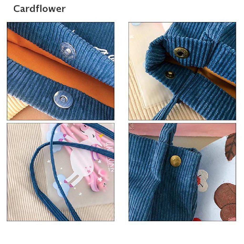 < Cardflower > Túi Đeo Vai / Xách Tay / Đeo Chéo Hình Gấu Bông Vải Nhung Nhật Bản Mới Bán Chạy