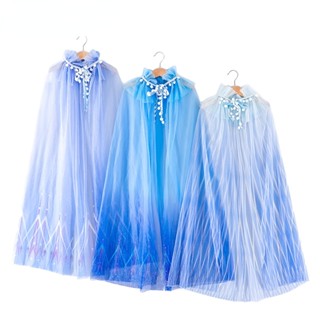 Áo Choàng Hóa Trang Anna Elsa 130Cm