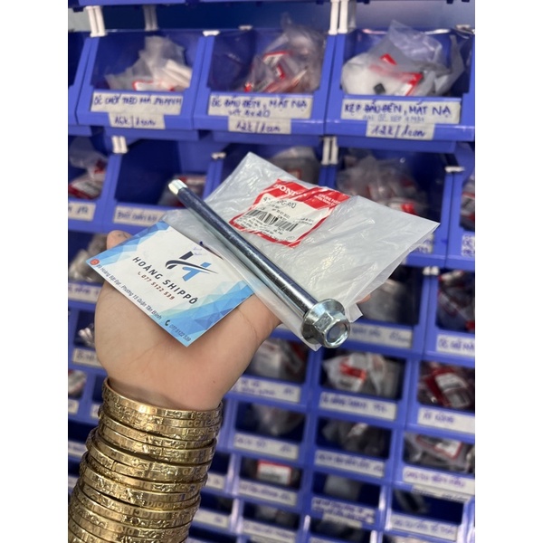 Trục bánh xe sau , cốt bánh sau wave Rs