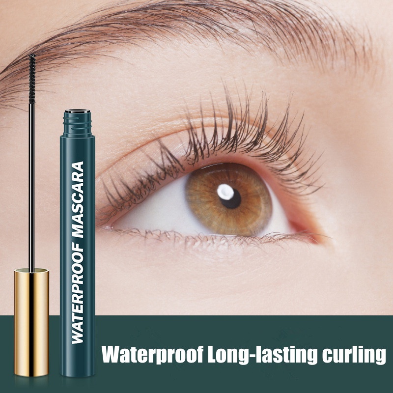 Mascara Bobeini 2 Màu Đầu Cọ Siêu Mịn Uốn Cong Làm Dày Lông Mi Lâu Trôi Kháng Nước Chống Thấm Mồ Hôi