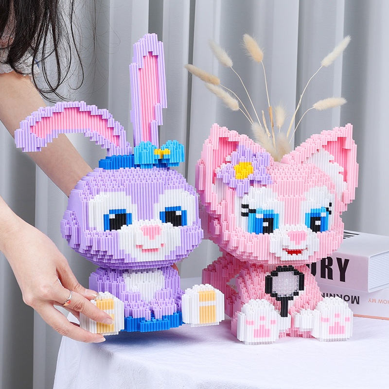 Mô hình lắp ráp LEGO thông minh các nhân vật hoạt hình đáng yêu, bộ đồ chơi ghép hình rèn luyện trí não giảm stress
