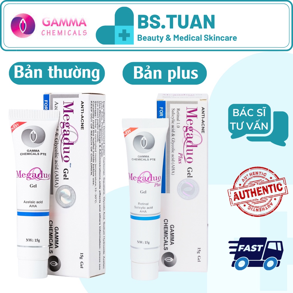 Megaduo gel giảm mụn mờ thâm 15g