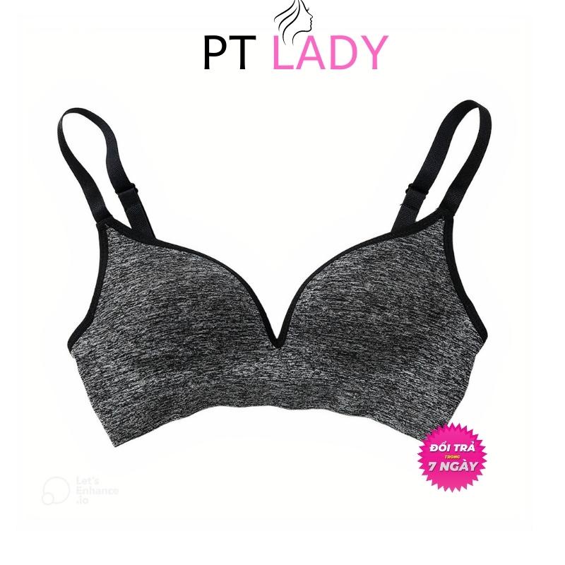 Áo ngực không gọng muối tiêu thun cotton loại cao cấp nâng ngực ôm ngực hiệu quả PT Lady AOLOT 245