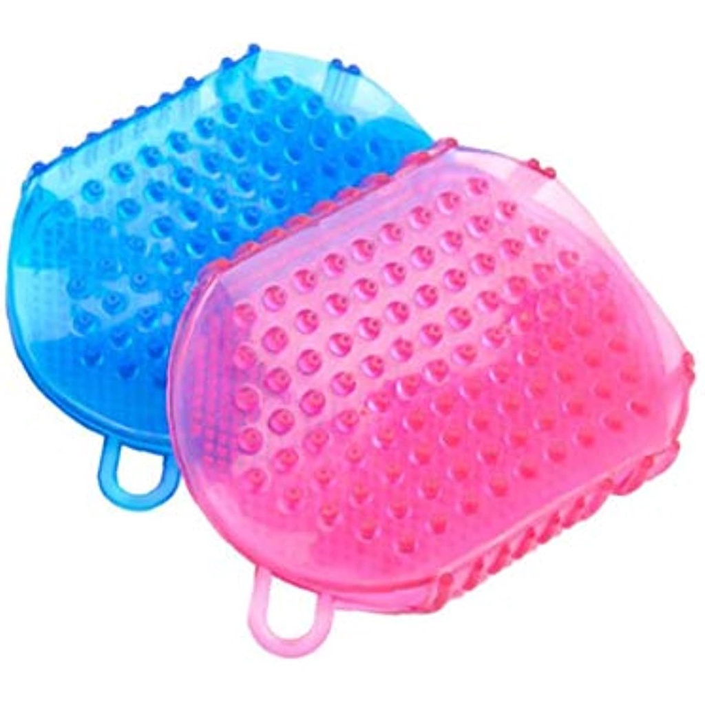 Bàn Chải Silicon Hai Mặt Mát Xa Lưng Khi Đi Vệ Sinh Cho Bé