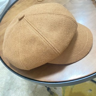 Mũ beret nồi da lộn có lưỡi trai