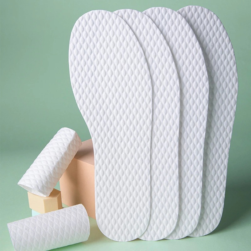 1 Cặp Đệm Lót Giày Mềm Mại Thoáng Khí Thấm Hút Mồ Hôi Chống Trượt Cắt Được Dành Cho Nam Nữ