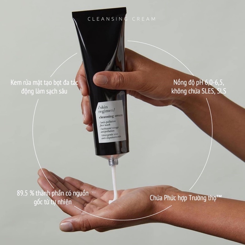 Kem Rửa Mặt Chống Lại Sự Ô Nhiễm Skin Regimen Cleansing Cream Comfort Zone 150ml