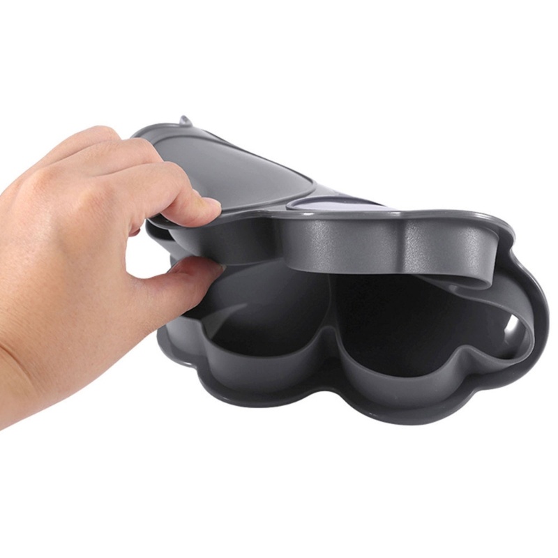 Khuôn Silicone 5 Ngăn Làm Bánh Chống Dính Tiện Dụng