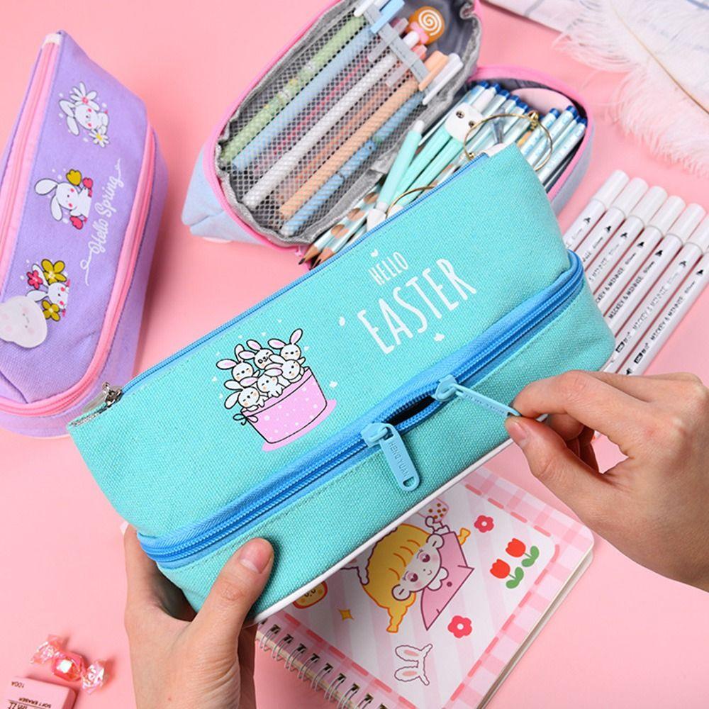 CHOOKEY Túi Đựng Bút Cỡ Lớn Thiết Kế Dễ Thương Sáng Tạo