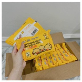 ⛔FREESHIPXTRA+⛔ Giấy ướt hình thú (LOẠI VỊT, GẤU GIAO NGẪU NHIÊN - LOẠI 1 GÓI)
