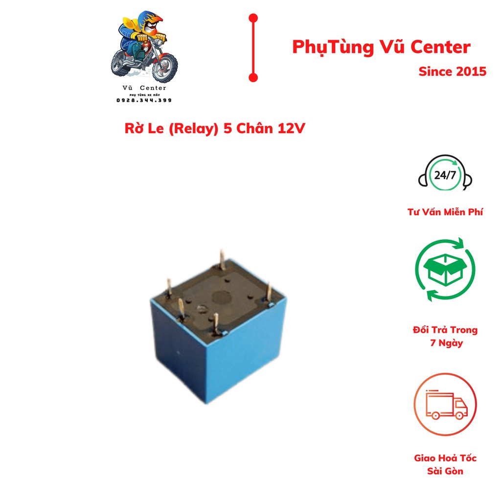 Rờ Le (Relay) 5 Chân 12V