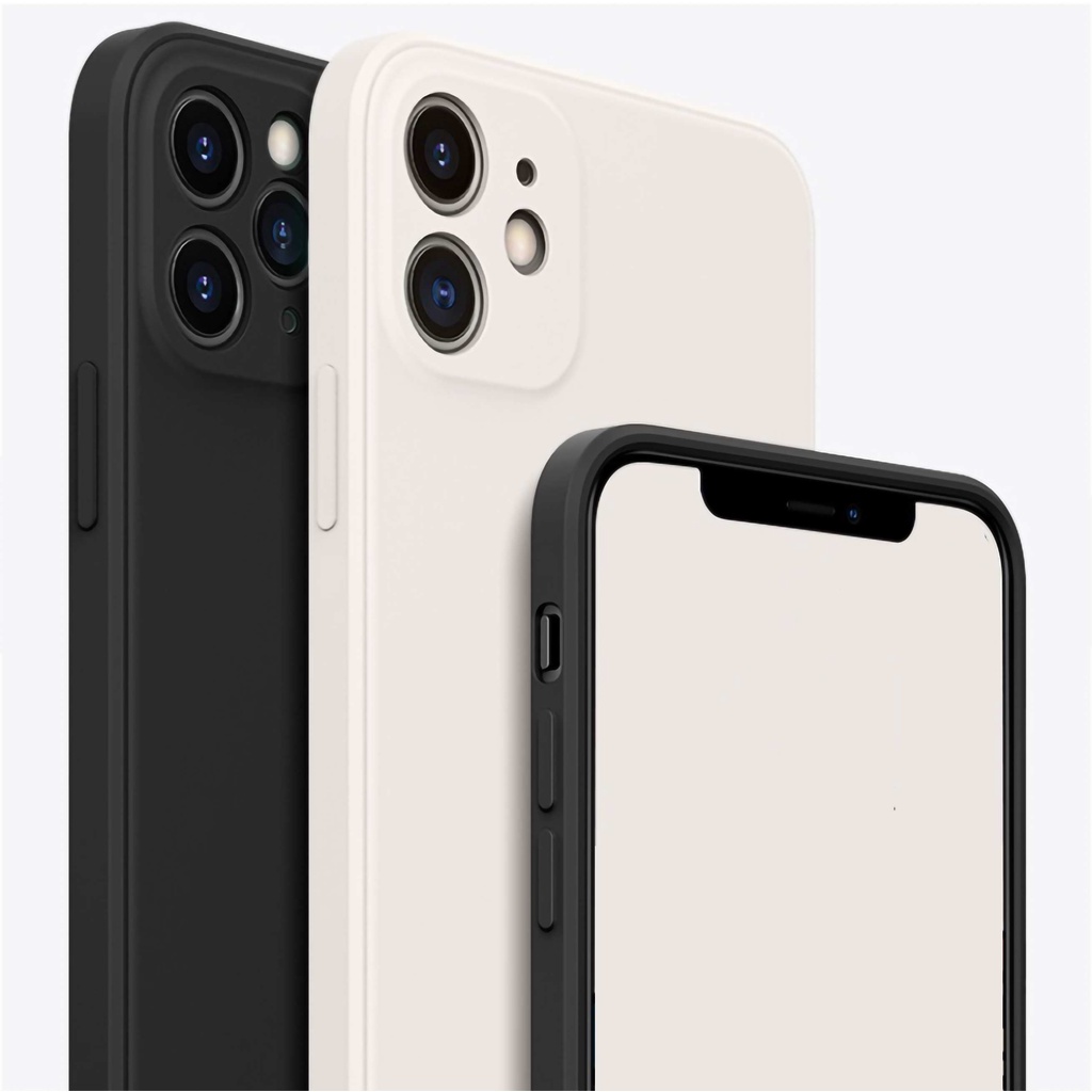 Ốp lưng điện thoại iPhone cặp đôi hoạt hình cute dễ thương cạnh vuông cho ip 6/6s/7/8/X/XS/XR/11/12/13/14 Pro max plus