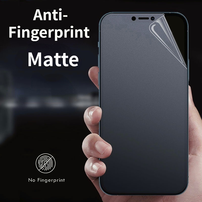 Miếng Dán Bảo Vệ Màn Hình Chống Dấu Vân Tay Cho iPhone 6 6s 7 8 Plus SE X XR Xs Max 11 12 13 14 Pro Max Mini
