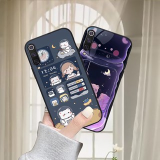 Ốp Xiaomi Mi 9 / Mi 9 SE gấu tím vũ trụ lung linh dễ thương cute